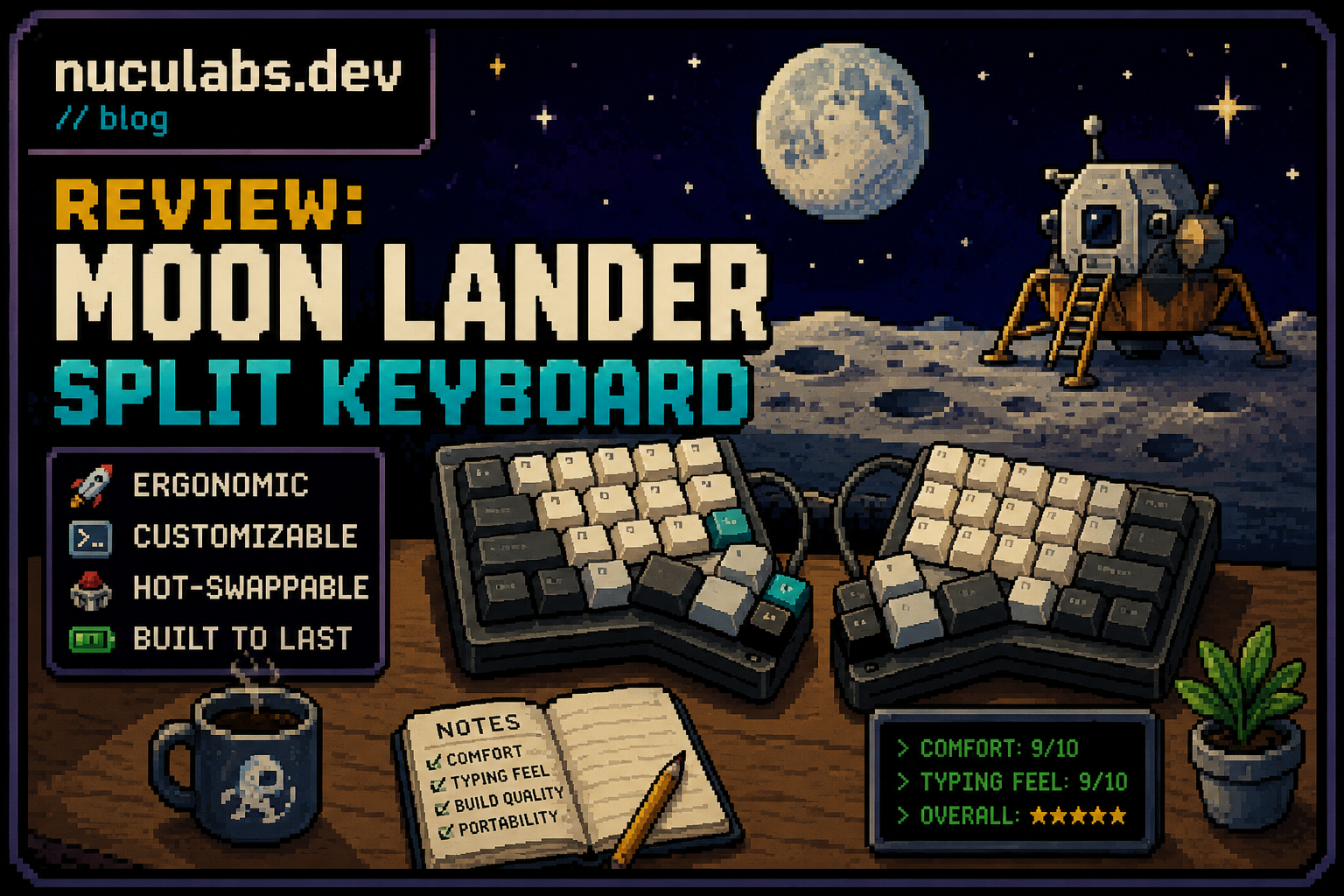 ZSA Moonlander Split Keyboard Review