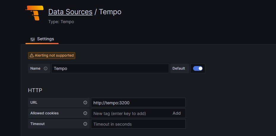 Grafana - Tempo Datasource
