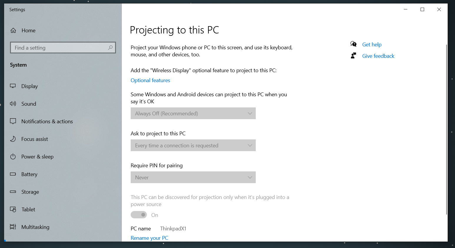 How to use Windows 10’s Wireless Display feature