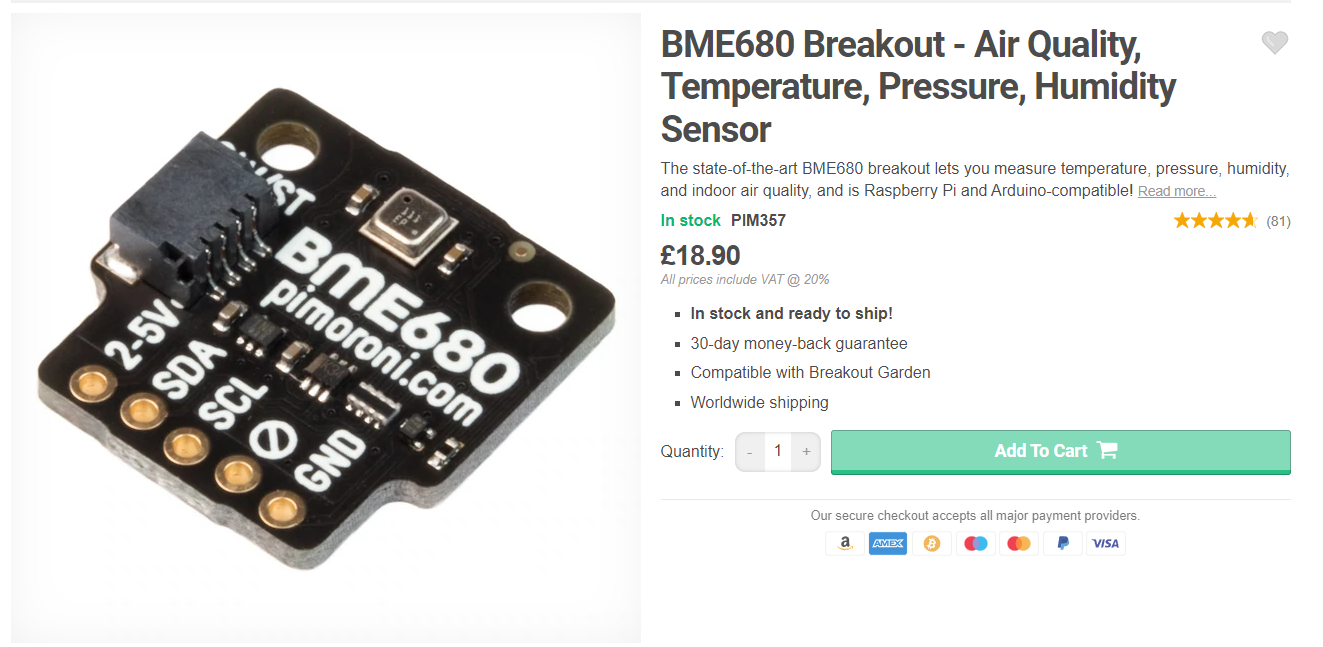 BME680 Home Assistant Integration