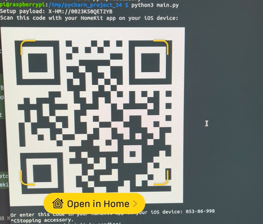 A custom HomeKit accessory with Python